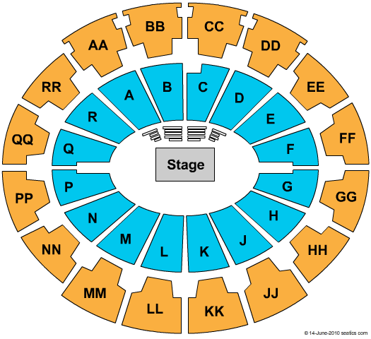 Mabee Center - OK Storytime Live Seating Chart